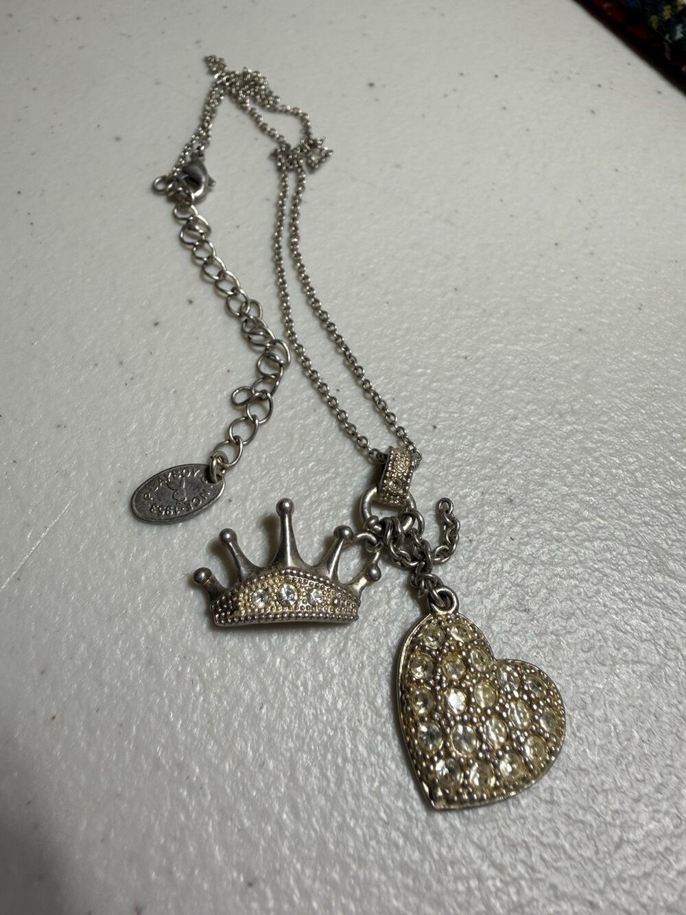 Vintage Y2K Playboy Official Necklace And Charms